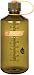 Nalgene Tritan 32 oz Narrow Mouth BPA-Free Water Bottle, Olive