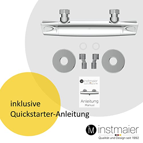 Badewannenarmatur Instmaier T1 mit Thermostat für Dusche und Bad
