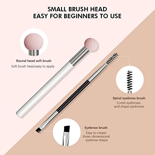 Prreal Brow Stamp and Stencil kit,Waterproof Eyebrow Stamp Stencil Kit With 10 Reusable Eyebrow Stencil,Long-Lasting&Full Coverage Brow Stamp Set For Make Up Beginner#Dark Brown - Image 4