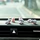 Puzxo 6 Stück Mini Nilpferd Auto Dashboard Figuren Set, Süße Nilpferd Auto Dekorationen, Kawaii Auto Innendekor Accessoires, Geschenke für Nilpferd Liebhaber
