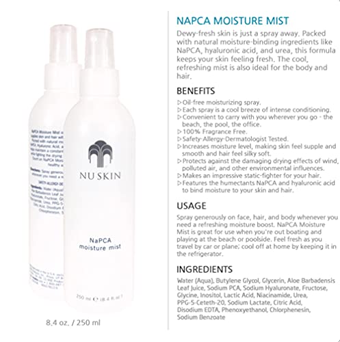 Nu Skin Napca Moisture Mist 2 Pack #TOP2