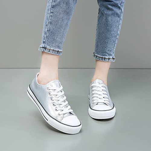 Womens Shoes Low Top Lace Up Canvas Sneakers Casual Fashion Running Lightweight Breathable Low Cut Comfortable Canvas Shoes For Walking #TOP5