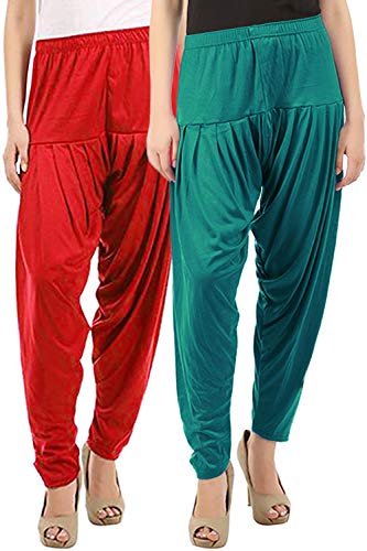 Image of Buy That Trendz Patiala Salwar for Women Relaxed Fit Viscose Patiyala Salwar Harem Bottom Pants