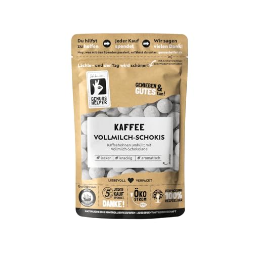 Bremer Gewürzhandel Kaffee Vollmilch Schokis aromatische Kaffeebohnen in Vollmilch-Schokolade 150g