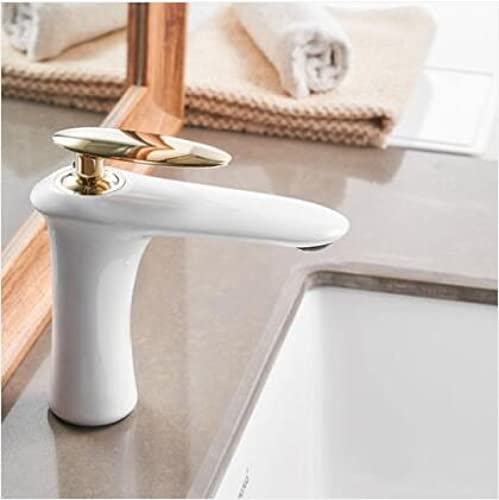 Grifos táctiles, grifo de lavabo de baño, grifo de lavabo de latón con grúa caliente y fría, grifo de lavabo o grifo de fregadero, grifo de agua de una sola manija, largo (corto)