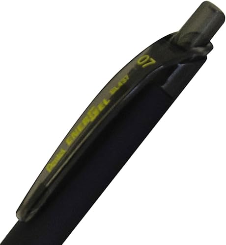 Miniatura 4 de Pentel EnerGel Kuro - Bolígrafo de gel líquido, (punta de 132 pulgadas - 0.7 mm) línea media, tinta negra, paquete de 12 (BL437R1-A)