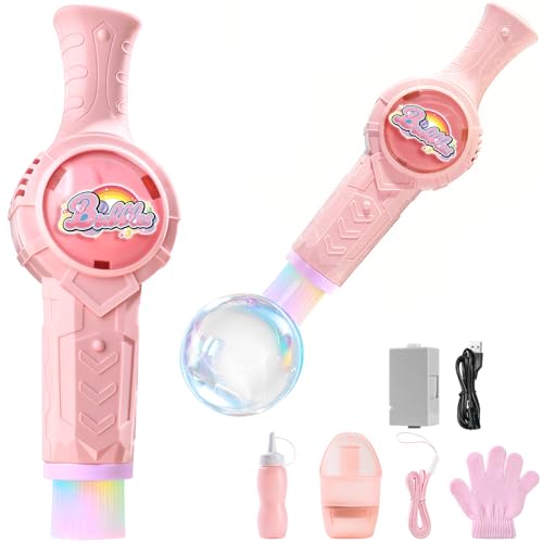 Fog Bubble Machine, Colorful Smoke Bubble Machine for Kids, Halloween