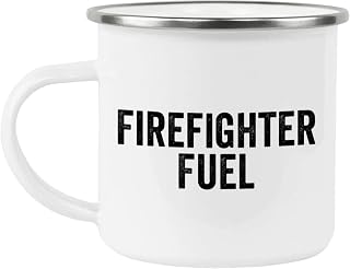 Firefighter Coffee Mug - Firefighter Fuel - White One Size
