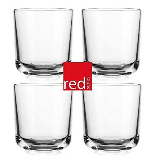 Drinking Glassware Set By Home Essentials And Beyond – Set Of 8 Glasses – Includes 4 Highball Glasses 17 Oz. | 4 Rocks Glasses 13 Oz. – Heavy Flat Base – Ideal Water, Juice, Beer, Wine, Cocktails #TOP7