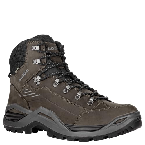 LOWA Renegade EVO GTX Mid Boots Medium, Anthracite petrol blue, 7.5 Men4