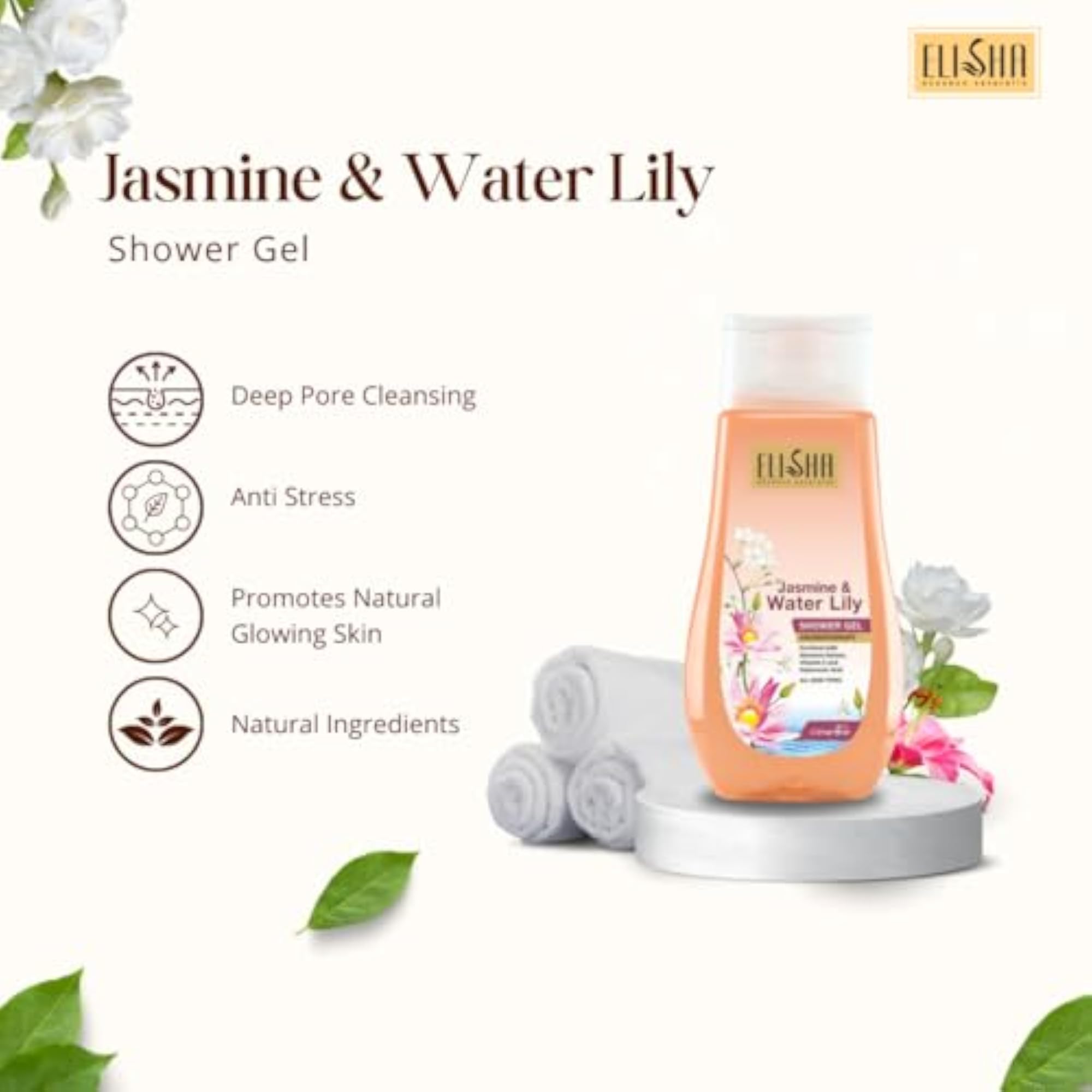 Combo Pack of Premium Shower Gel (180ml x 6 Bottles)