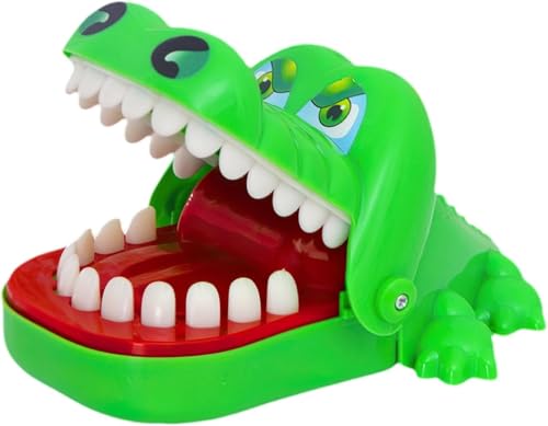 CHAOTEMAI Cocodrilo Sacamuelas 11 X 15 X 8cm Cocodrilo Juguete Cocodrilo Sacamuelas Original Cocodrilo Dentista Juego Juegos para Fiestas Partir de Juego Familiar Regalo Niños Juguetes de Silicona