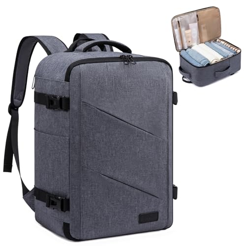 LOVEVOOK Ryanair Handgepäck 40x30x20, Klein Reiserucksack Handgepäck Flugzeug 20L Travel Backpack Herren Damen, Carry On Luggage Kofferrucksack 14 Zoll Laptop Tasche Cabin Bag für Eurowings, Wizz Air