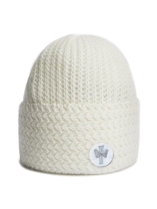 Bonnet en angora tricoté en France Rivoli, douceur luxe et maille élégante