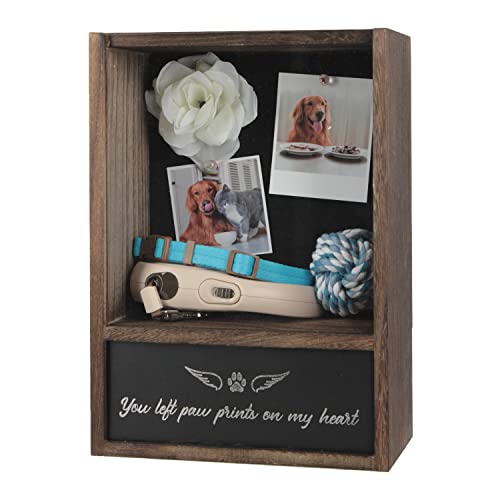 JackCube Design Caja de sombra conmemorativa para mascotas, marco de urna para cenizas, vitrina para perros y gatos, recuerdo MK1077A