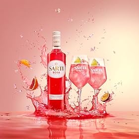 Sarti Rosa | Premium Fruit Liqueur from Italy – Perfect as a Spritz mixed with Prosecco and Soda | 14% ABV | 70cl – SARTI