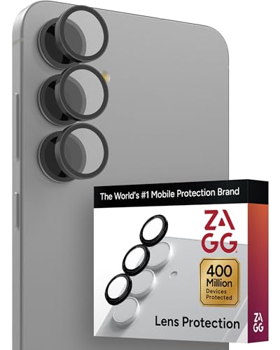 Image of ZAGG Glass Elite Anti-Reflective Samsung Galaxy S25 FE Camera Lens Protector - Tempered Glass, Scratch-Resistant, Crystal Clear Photos, Easy Install, Smudge-Free, Eco-Friendly