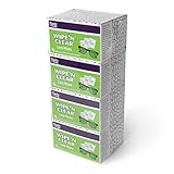 Flents Wipe 'N Clear Lens Cleaning Wipes (300 Count), 5' x 6' Lens Wipes, Anti-Streak, Fast Drying 4 Portable Boxes Of 75 (300 Count), Made in the USA
