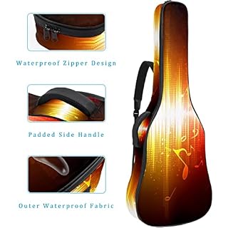 Hondank 1691 Sanson Carte du monde Housse de protection rembourrée pour guitare acoustique classique, Multicolor 08, 42… - Les Beatles, Paul McCartney, John Lennon, RIngo Starr, George Harrison Hondank 1691 Sanson Carte du monde Housse de protection rembourrée pour guitare acoustique classique, Multicolor 08, 42… – Image 4
