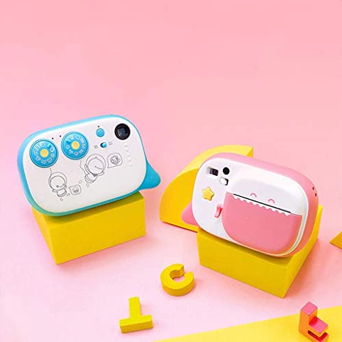 Children Digital Camera - Gift Girl Boy Toy for Kids Portable Children's Camera (Blue pink) (Color : Pink) (Blue) – Bild 3