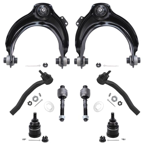 Image of Detroit Axle - Front Upper Control Arms w /Ball Joints Replacement for TSX Accord + Sway Bar + Inner Tie Rod