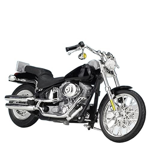 Modèle réduit moto Harley 1:18 en métal injecté robuste anti-casse pour collection