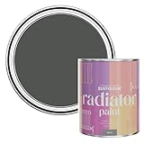 Rust-Oleum Grey Heat Resistant Radiator Paint in Satin Finish - Graphite 750ml