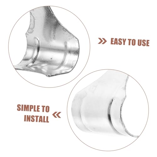 Image of 50Pcs S Shape Heavy Duty Picture Rail Hooks Sturdy Picture Hanging Hardware for Art Exhibitions Easy to Install Molding Hooks for Frames and Displays
