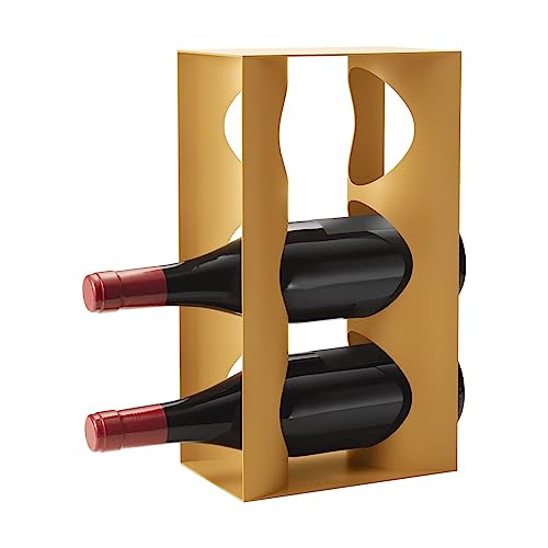 Casier à vin compact 3 bouteilles pour optimiser et ranger le plan de travail - 3