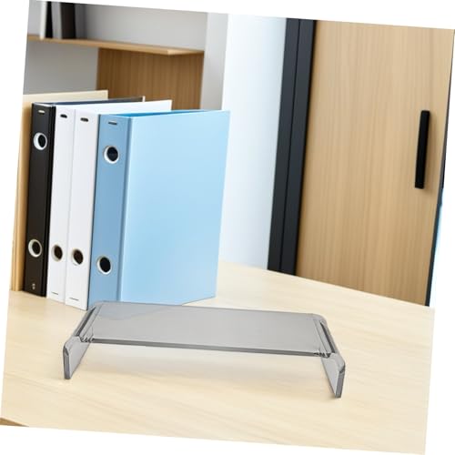 Support de moniteur de bureau en acrylique transparent haut de gamme - 5