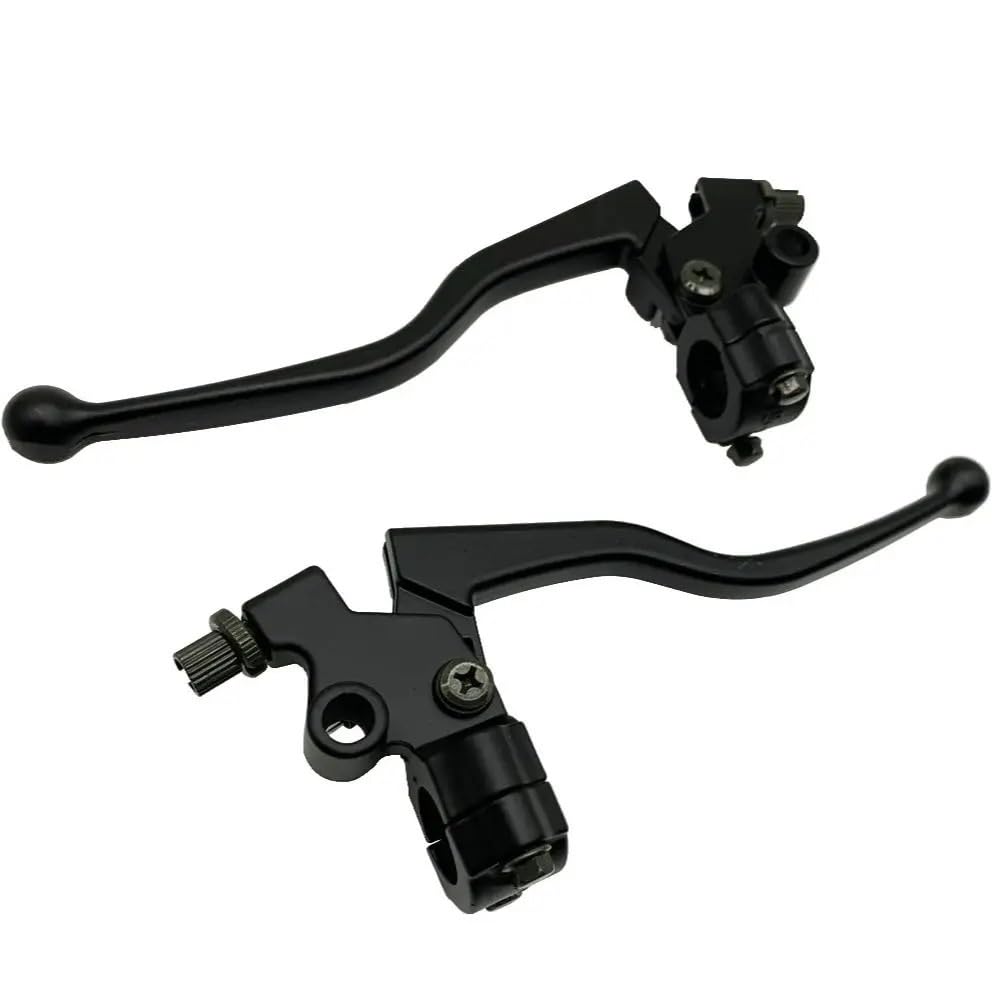 PLIQVBN Clutch Brake shafts Black Aluminum Alloy Handlebar Brake Clutch Lever for Pit Dirt Bike Pitbike Motorcycle ATV Cable Front Bra