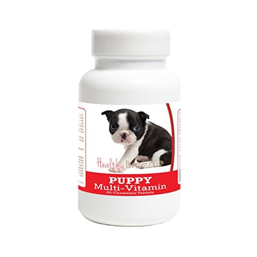 Healthy Breeds Boston Terrier Puppy Dog Multivitamin Tablet 60 Count