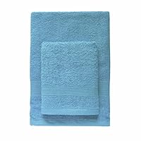 Set Asciugamani Morbidissimi 1+1 In Spugna Super Assorbente - 560 Gr/mq | Tinta Unita Rosa - Foto 5