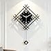 SIN&MI Modern Wall Clock with Stylish Pendulum, Minimalist Metal Wall Decor, Luxury Large Wall Clocks Battery Operated for Living Room, Entryway, Bedroom, Dining Room,16.2 * 26 Inch