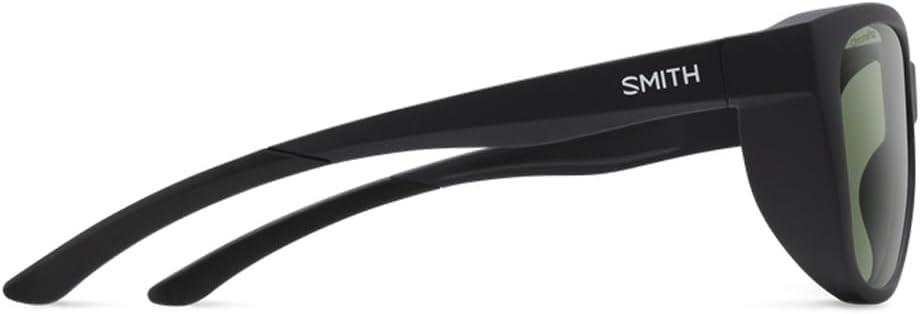 Smith Shoal Performance Sunglasses - Matte Black | ChromaPop Polarized Gray Green