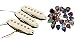 Fender Vintage Noiseless Stratocaster Pickups, Set of 3 - White Bundle with Picks