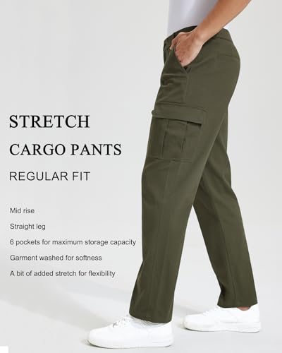 Image of Men's Cargo Pants Stretch Work Pants