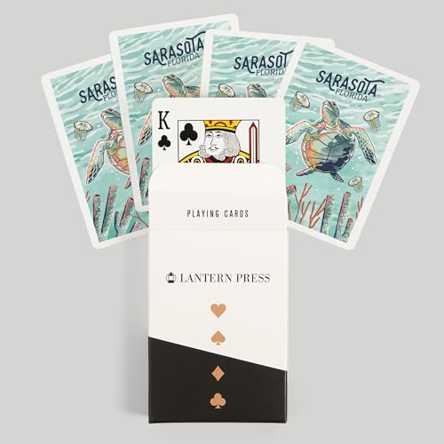Lantern Press naipes poker 52 cartas adultos miniatura 6