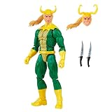 Hasbro Marvel Legends Series - Figura de Loki de 15 cm - En Embalaje Retro, con 3 Accesorios (F5883)