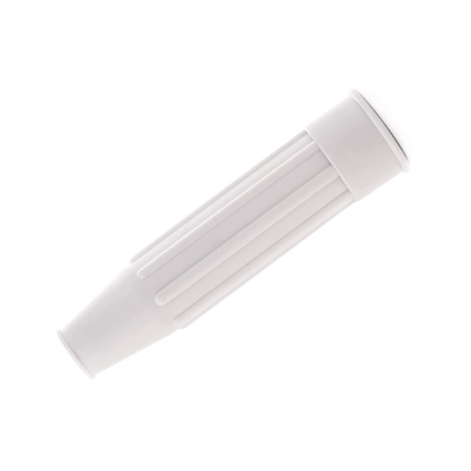 Large White Swirl Nozzle for 3/4-Inch Tap - Anti Splash Kitchen & Bathroom Tap Top Rubber Flexible Splash Preventer - White Colour Pack of 1