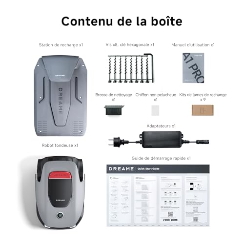 Robot tondeuse à batterie pour 2000 m² Dreame A1 Pro sans fil LiDAR – Image 8