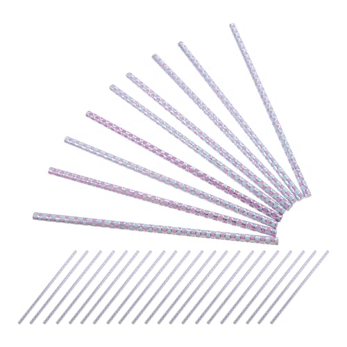 100 pitillos desechables de papel biodegradables miniatura 1