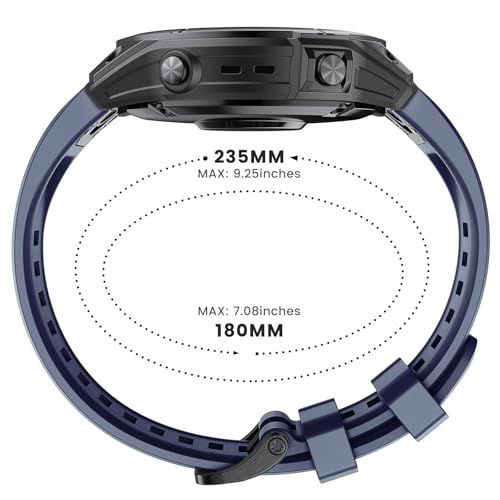 Correa de silicona 22mm para Fenix 8 y 7 pulsera Quickfit 7