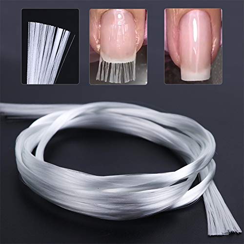 100cm Fiberglass for Nail Extension Fibernails Acrylic Tips Manicure Salon Tool Curvature Clips Silk Wraps