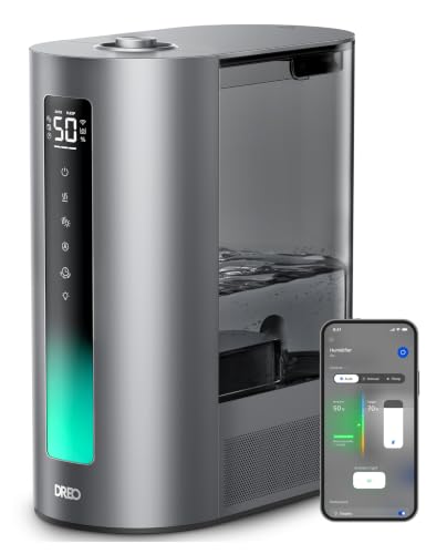 DREO 6L Smart Humidifiers for Bedroom, Warm & Cool...