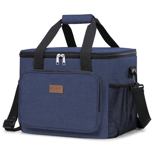 Lifewit Kühltasche klein unterwegs, Isolierte Cooler Bag Lunchtasche faltbar für Herren und Damen, wasserdichte Thermotasche Umhänge für Essen, Bier, Arbeit, Strand, Reise