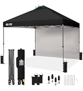 Amazon | CROWN SHADES ワンタッチ タープテント 3mx3m サイドシート一