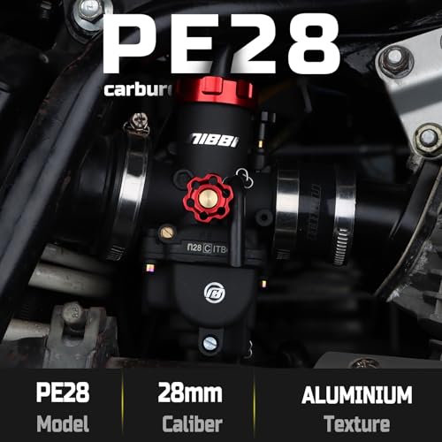 Image of NIBBI Carburetor PE28 28mm Carb for Dirt Pit Bike Mini Bike Motocross GY6 ATV