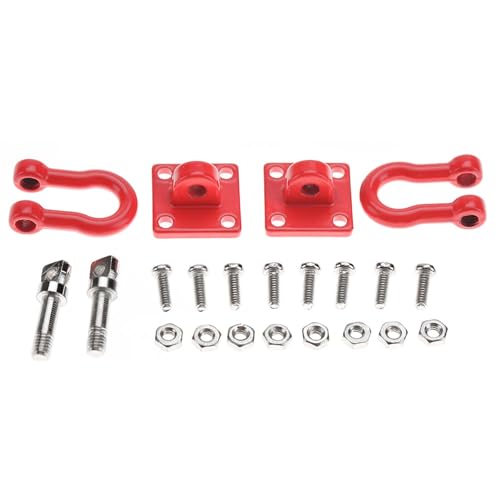 DriKou RC Lock Catch, 4PCS Portable Red Parts