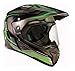 Zoan Synchrony Duo-Sport Tourer Graphics Snow Helmet with Double Lens Shield (Green, X-Large)